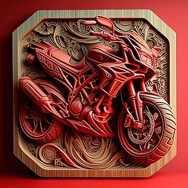3D модель Ducati Hypermotard (STL)